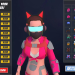 Screenshot #3 - Customizable 3D Cyberpunk Characters
