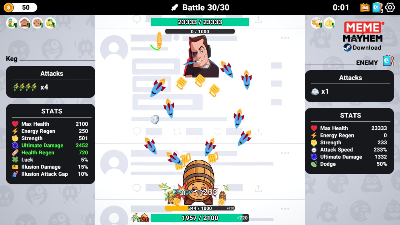Screenshot #1 - Meme Mayhem