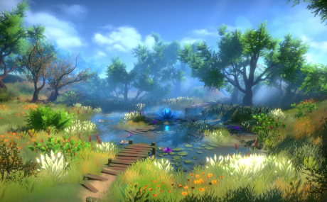 Fantasy Environment - Summer Pond