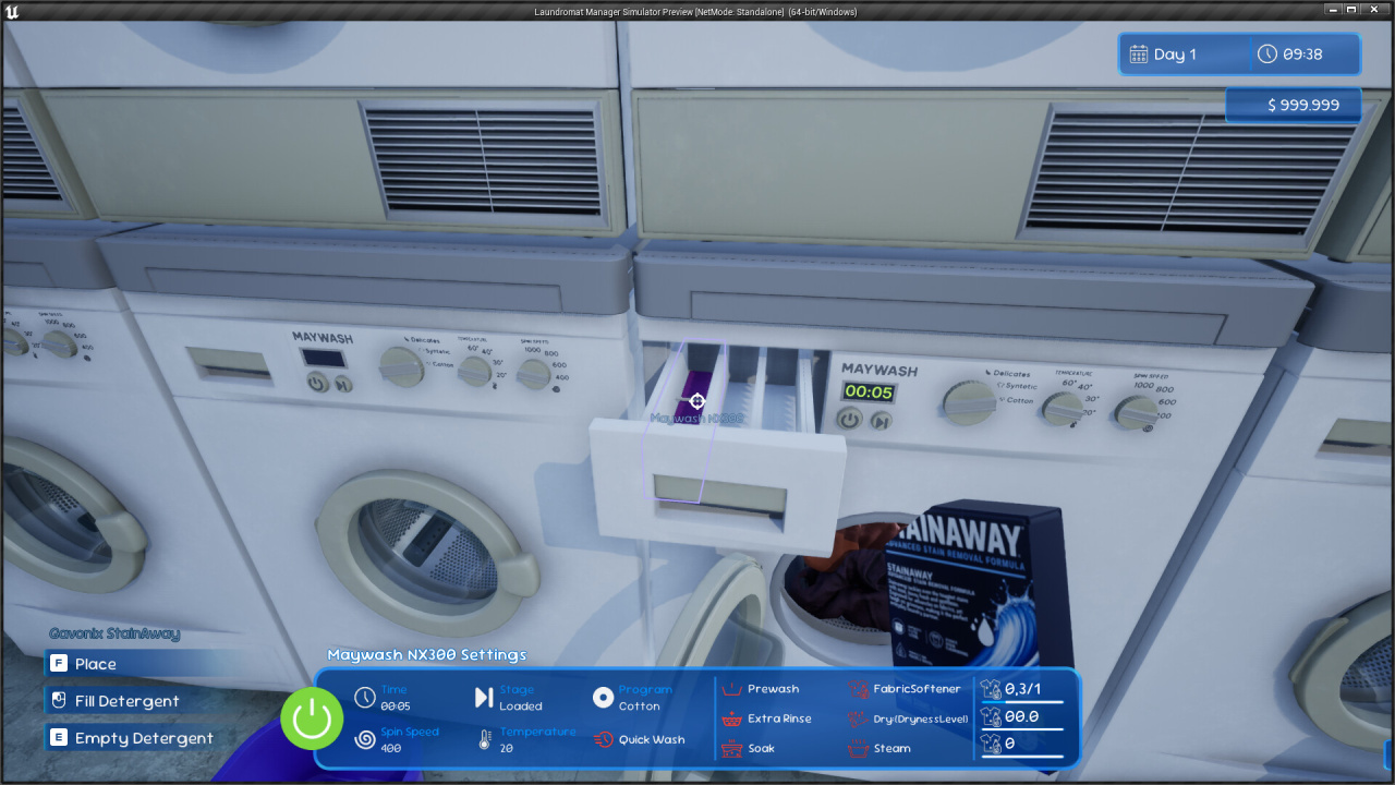 Screenshot #4 - Laundromat Manager Simulator