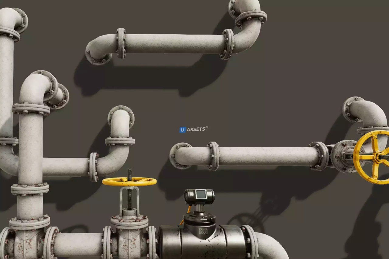 Screenshot #2 - PBR Modular Pipes Set