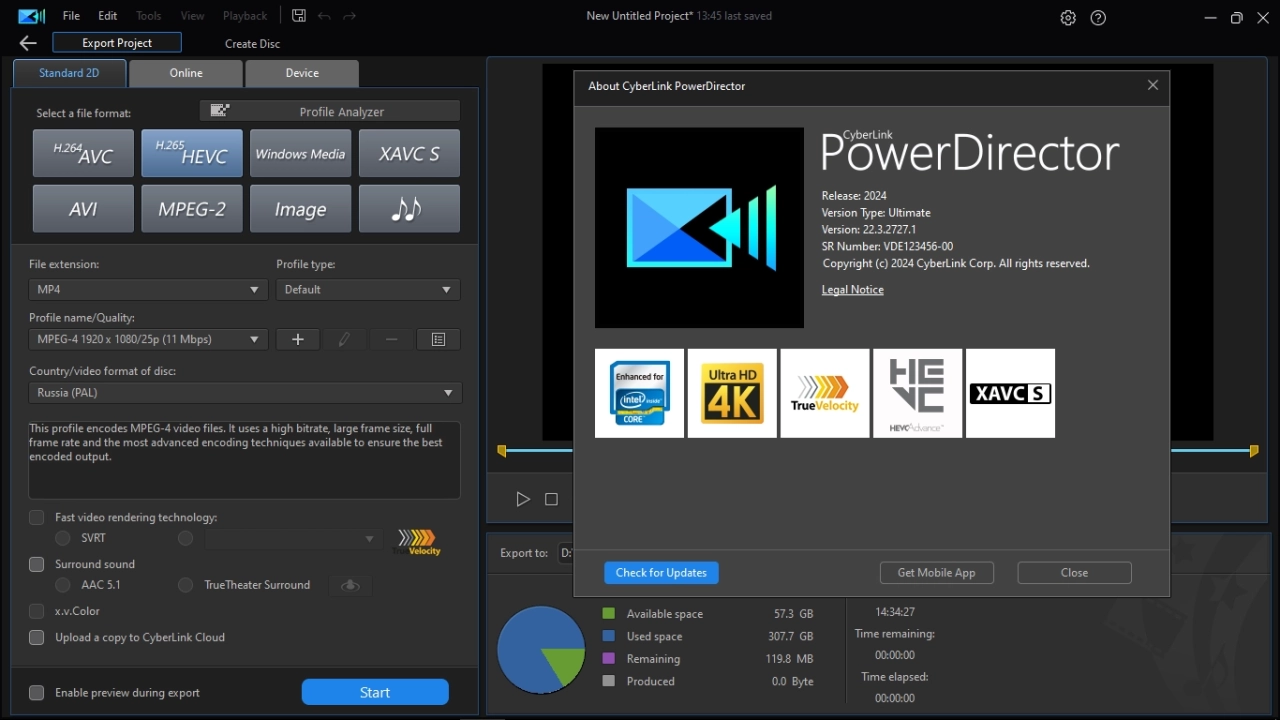 Screenshot #6 - CyberLink PowerDirector 2024 Ultimate 22.3.2727.1 x64