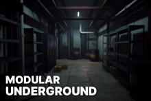 Modular Underground - Horror FPS Environment (HDRP)