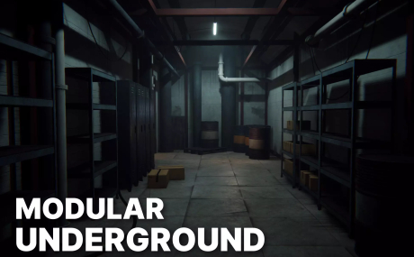 Modular Underground - Horror FPS Environment (HDRP)