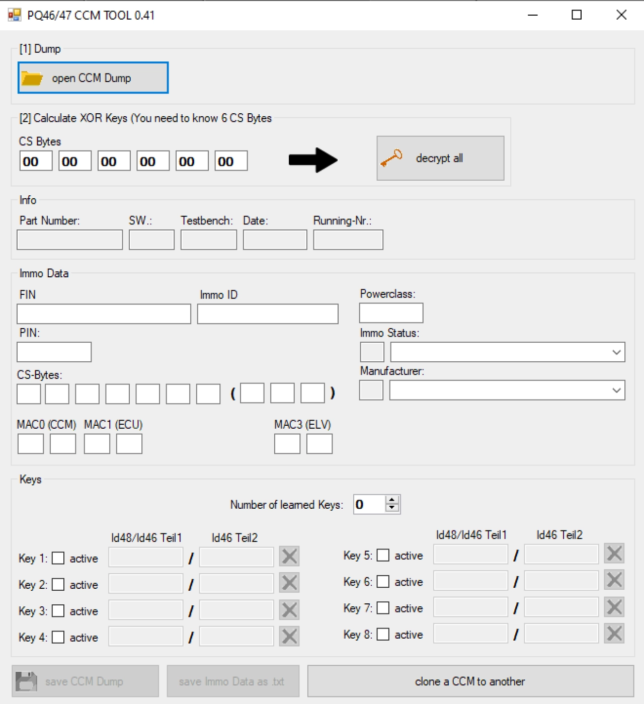 Screenshot #2 - VAG IMMO OFF [KSG DUMP TOOL v0.41] PQ46-47