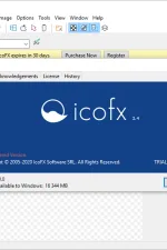 Screenshot #3 - IcoFX v3.9 - создания иконок и курсоров