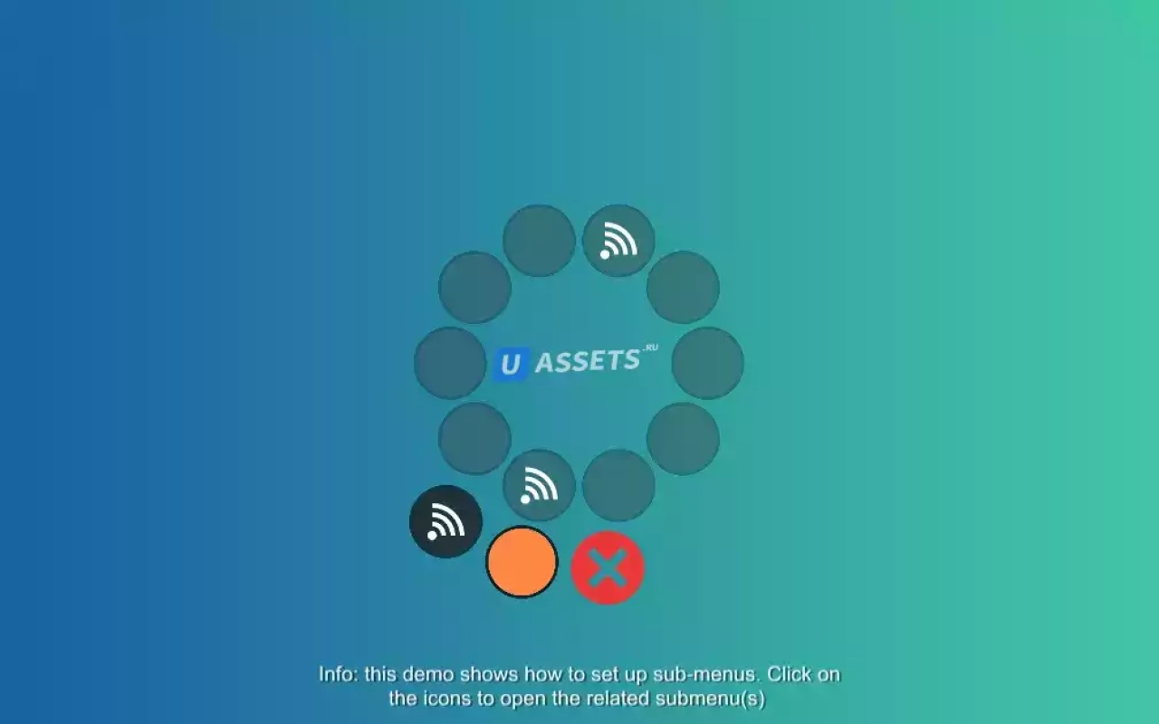 Screenshot #1 - uPI(e) Menu - Radial Menu