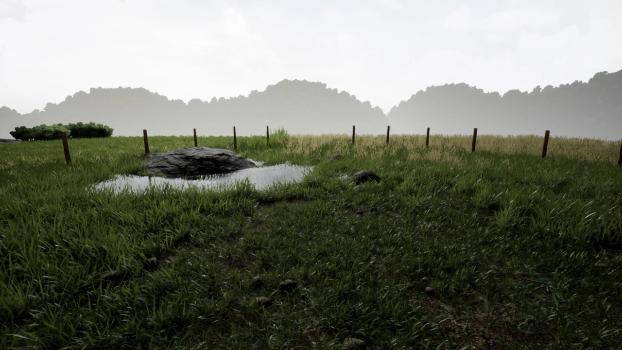 Screenshot #1 - Realistic Grass SV 02 Master Grass для UE5