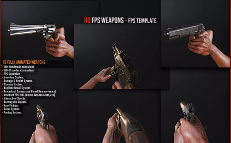 HQ FPS Weapons - FPS Template