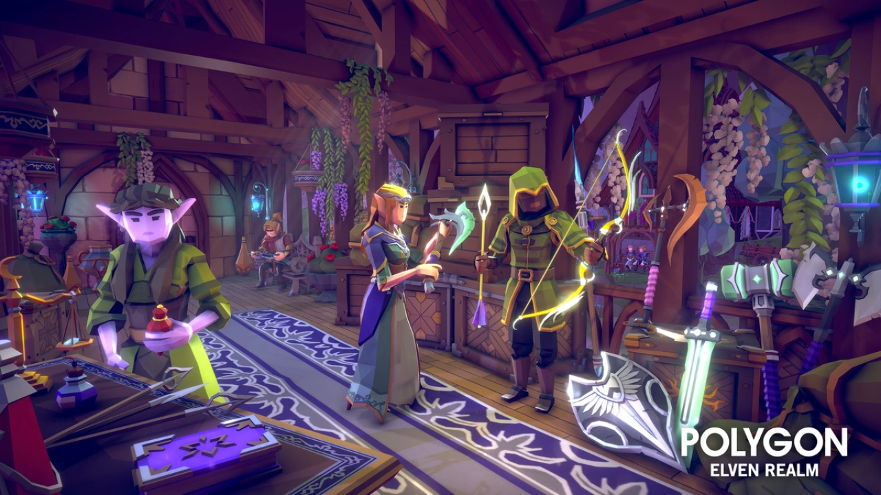 Screenshot #6 - POLYGON - Elven Realm Pack - Art by Synty Unity