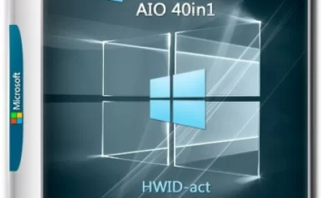 Windows 10 (v21H2) RUS-ENG x86-x64 -40in1- HWID-act (AIO)