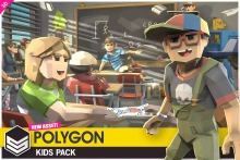 POLYGON Kids - Low Poly 3D Art by Synty