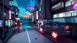 Screenshot #4 - CyberPunk City. VR and Mobile
