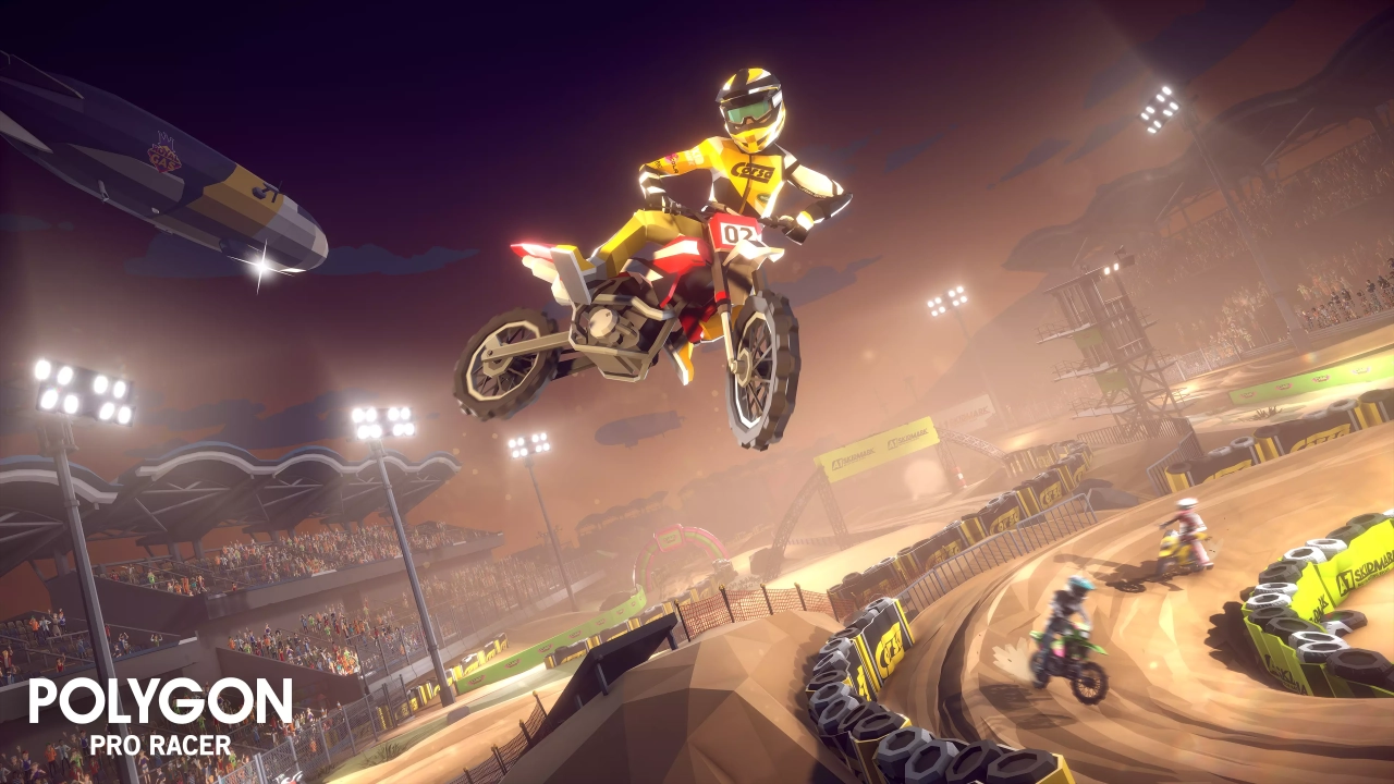 Screenshot #2 - POLYGON - Pro Racer Pack - Art by Synty forUnity