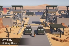 Low Poly Military Base