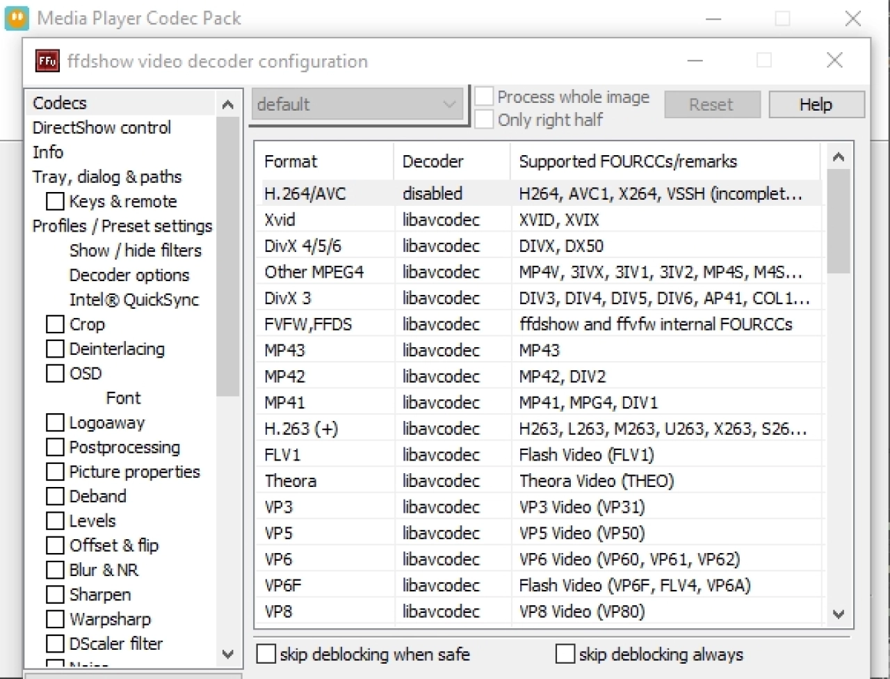 Screenshot #3 - Media Player Codec Pack (MPCP)