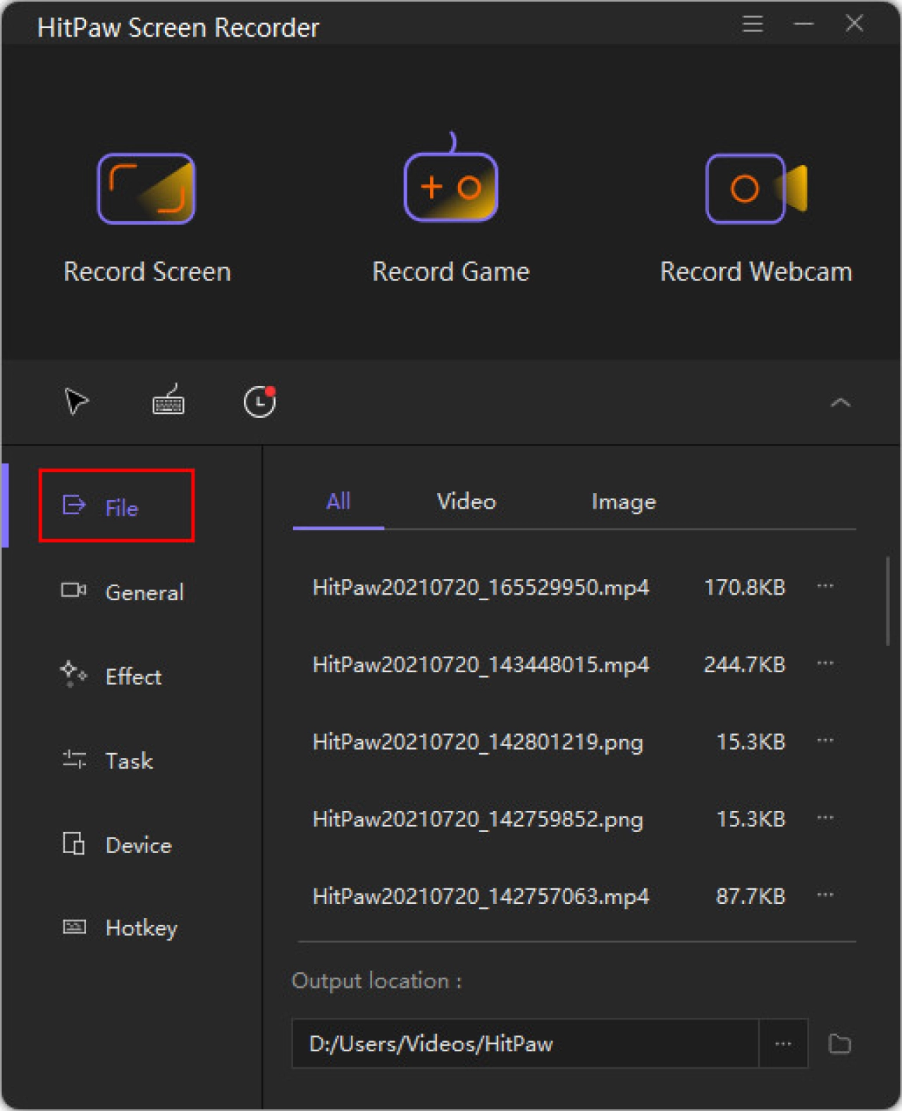 Screenshot #2 - Repack HitPaw Screen Recorder 2.3.4 + активация