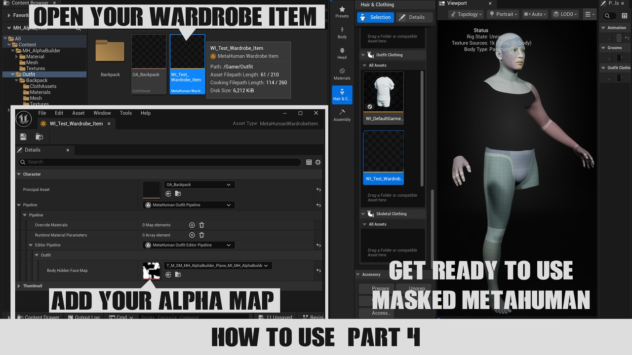 Screenshot #2 - Metahuman Alpha Mask Creator (5.6 – 5.7)
