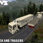 Screenshot #1 - Truck and trailers
