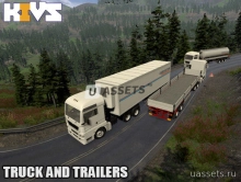 Truck and trailers
