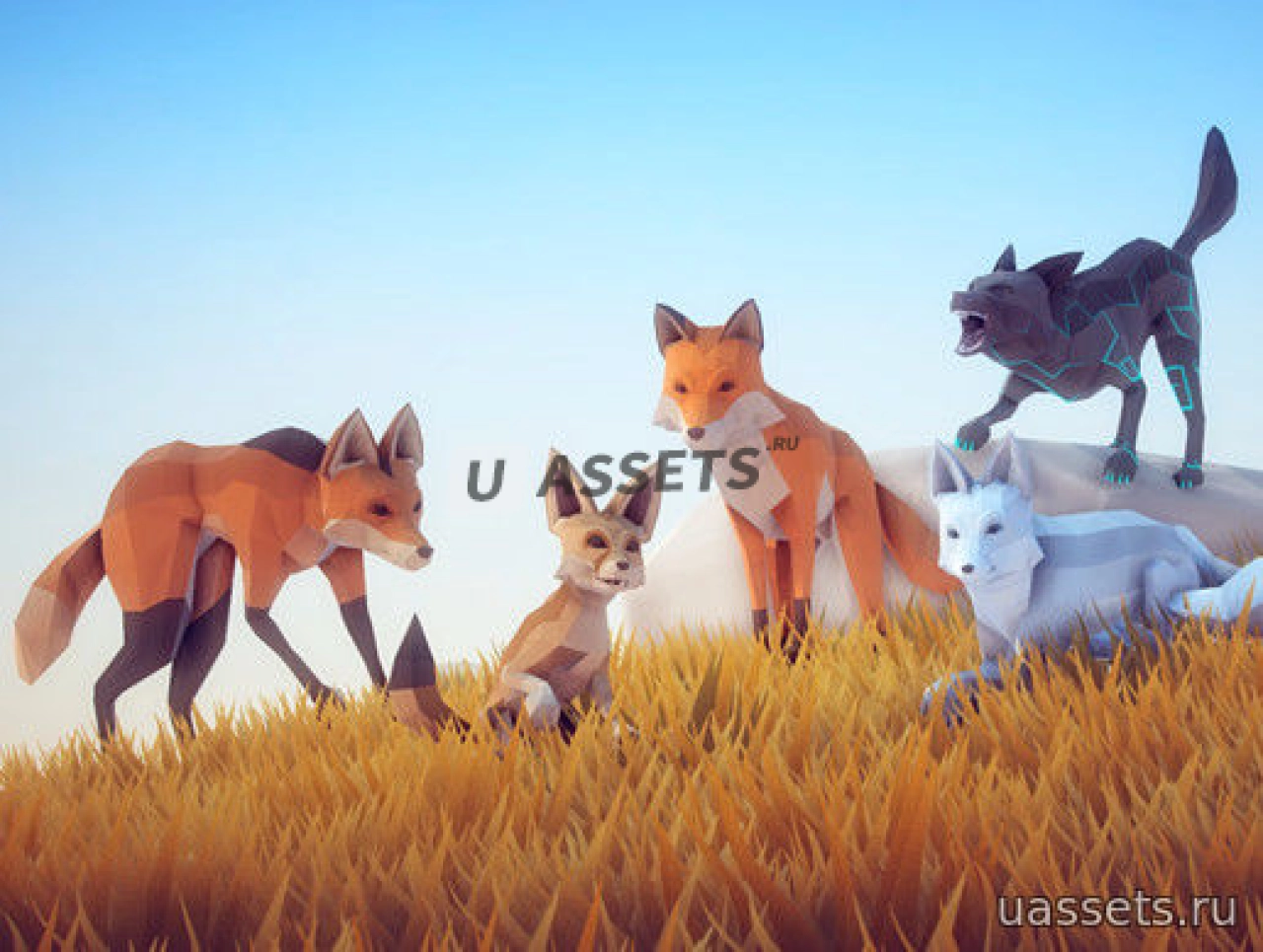 Screenshot #1 - Poly Art: Fox