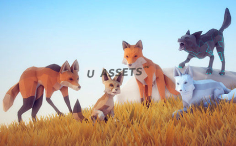 Poly Art: Fox