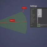 Screenshot #4 - Line Of Sight. Dynamic mesh.