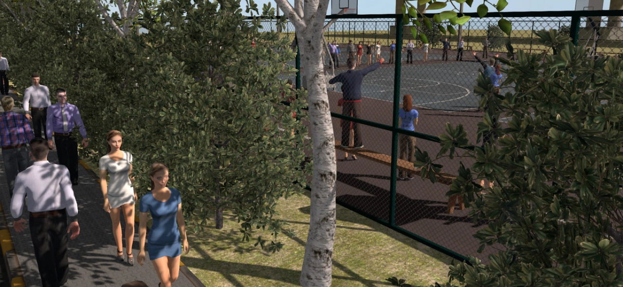 Screenshot #4 - People Path Creator — Crowd & Pedestrian Simulation Tool for Unity