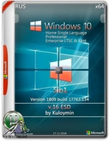 Windows 10 (v1809) x64 5in1 by kuloymin v16 (esd)