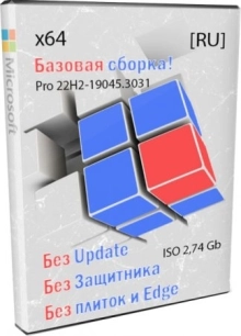 Windows 10 Pro x64 22H2 [19045.3031] by Revision