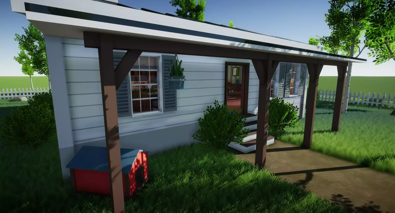 Screenshot #1 - Low Poly House