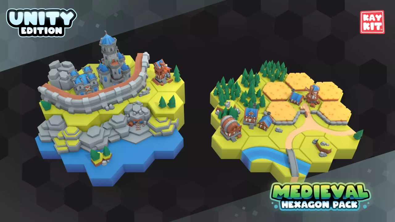 Screenshot #1 - KayKit - Medieval Hexagon Pack