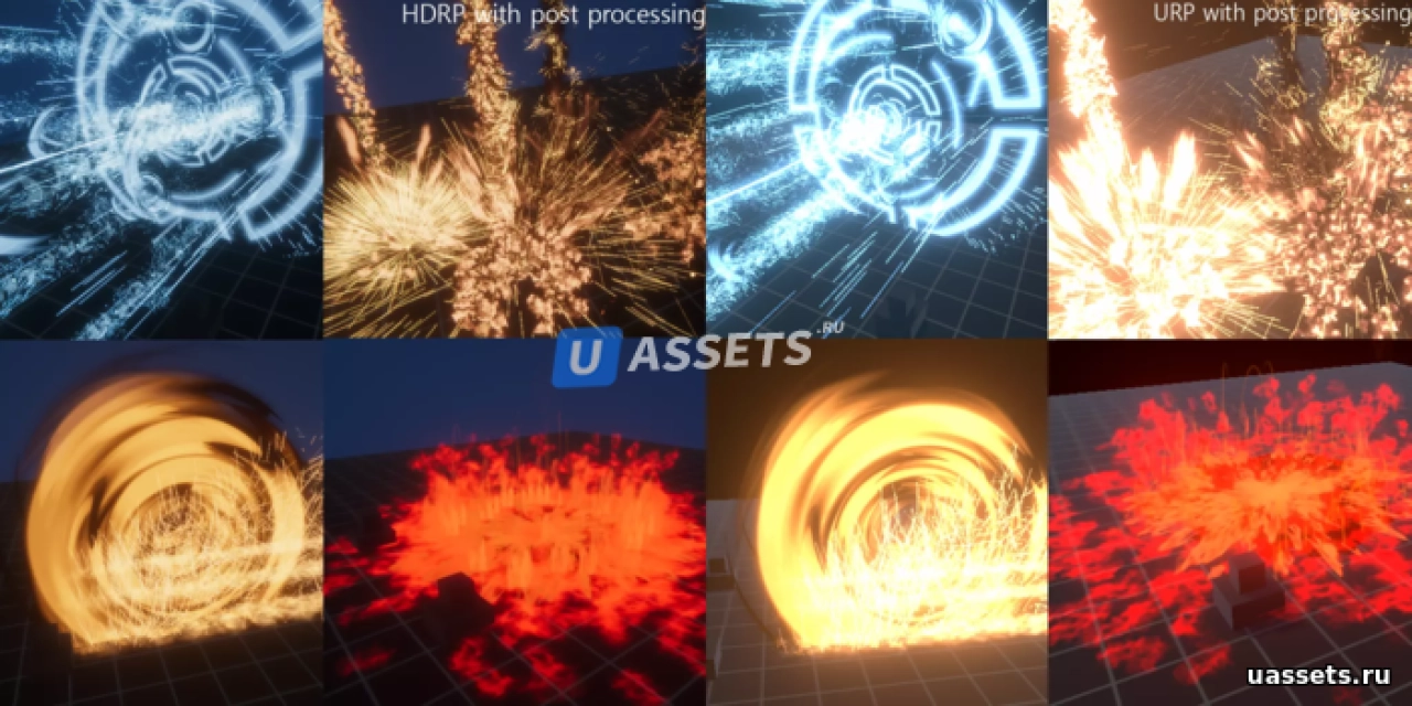 Screenshot #1 - 70 Fantasy Spells Effects Pack для Unity
