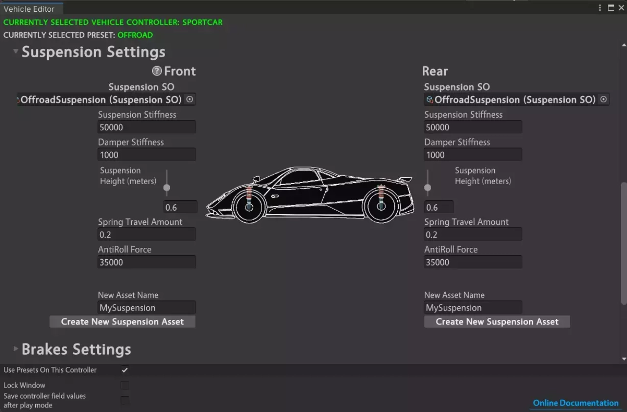 Screenshot #2 - Custom Vehicle Controller