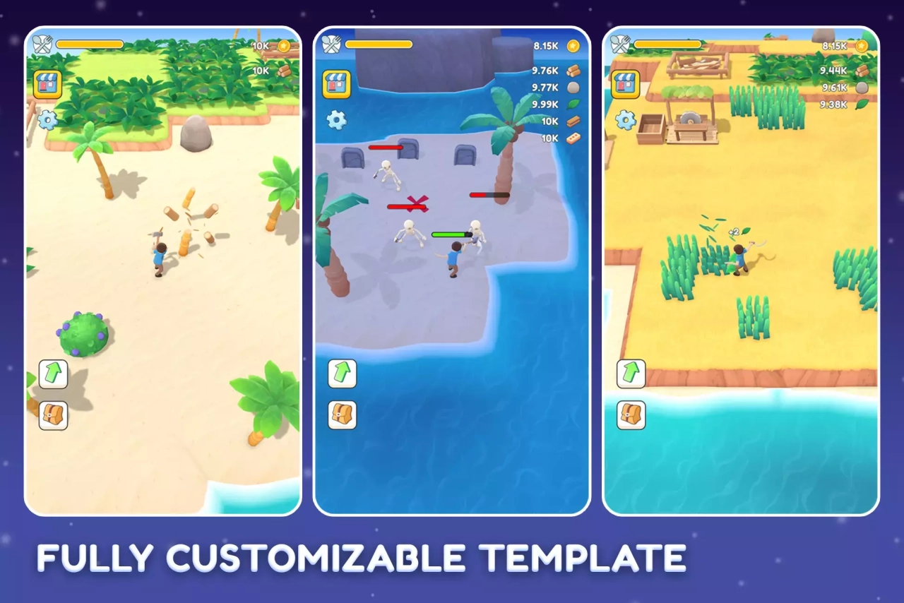 Screenshot #1 - Survival Island | Template + Editor