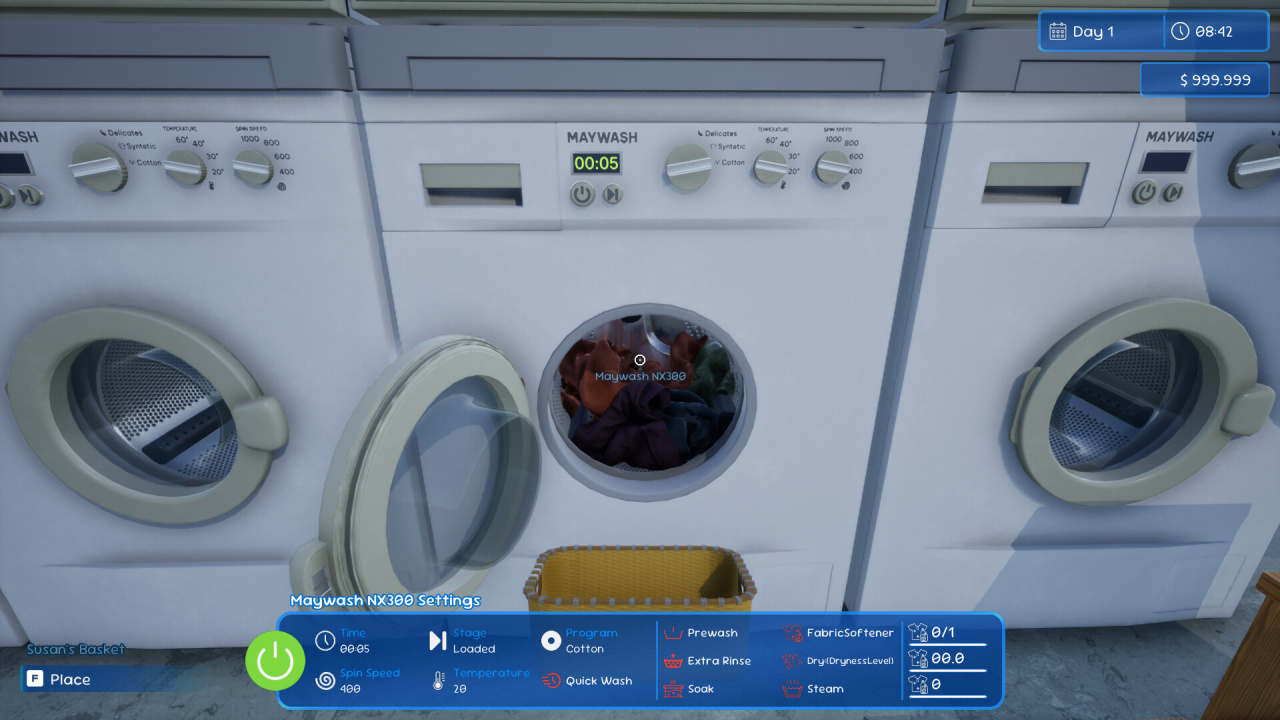 Screenshot #3 - Laundromat Manager Simulator
