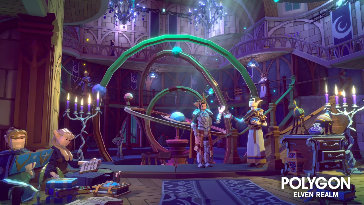 Screenshot #2 - POLYGON - Elven Realm - Low Poly 3D Art by Synty