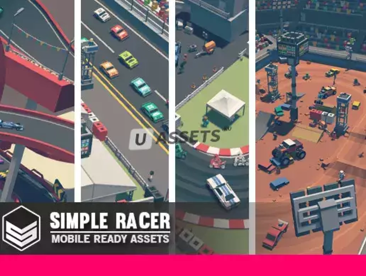 Screenshot #1 - Simple Racer - Cartoon Assets
