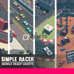 Screenshot #1 - Simple Racer - Cartoon Assets