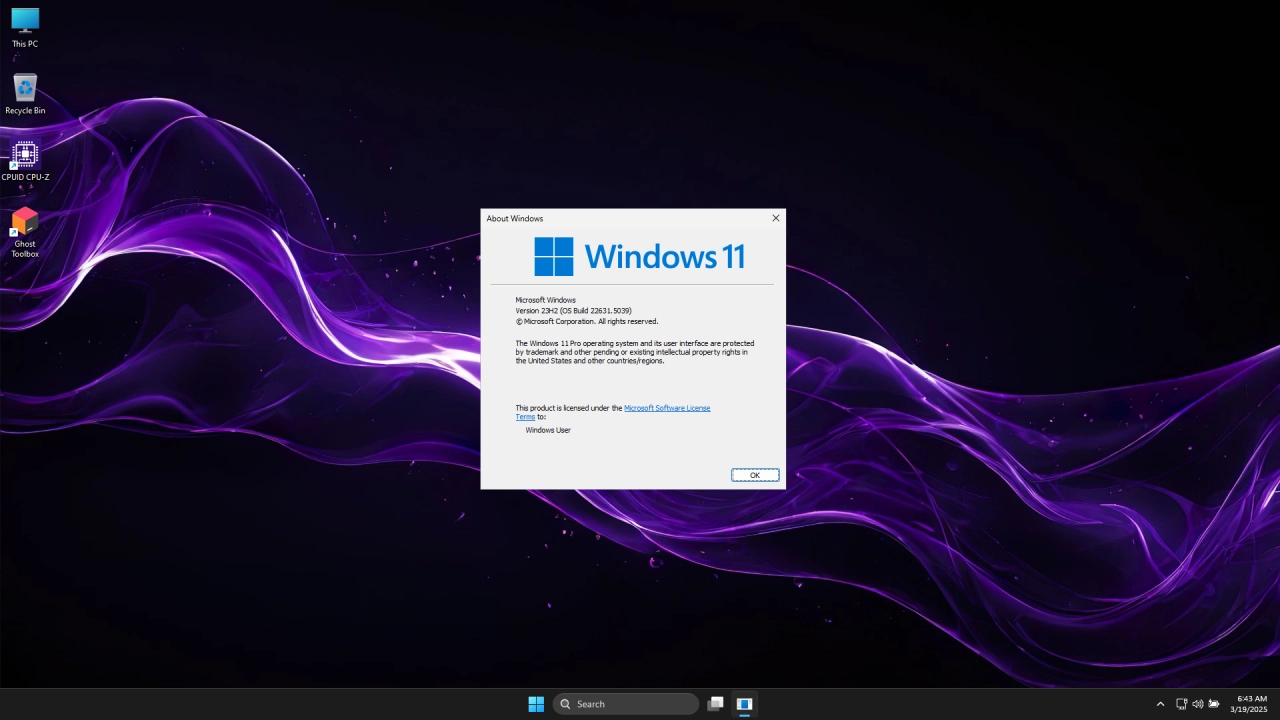 Screenshot #2 - Windows 11 PRO 23H2 22631.5039 Update 17 by Ghost Spectre