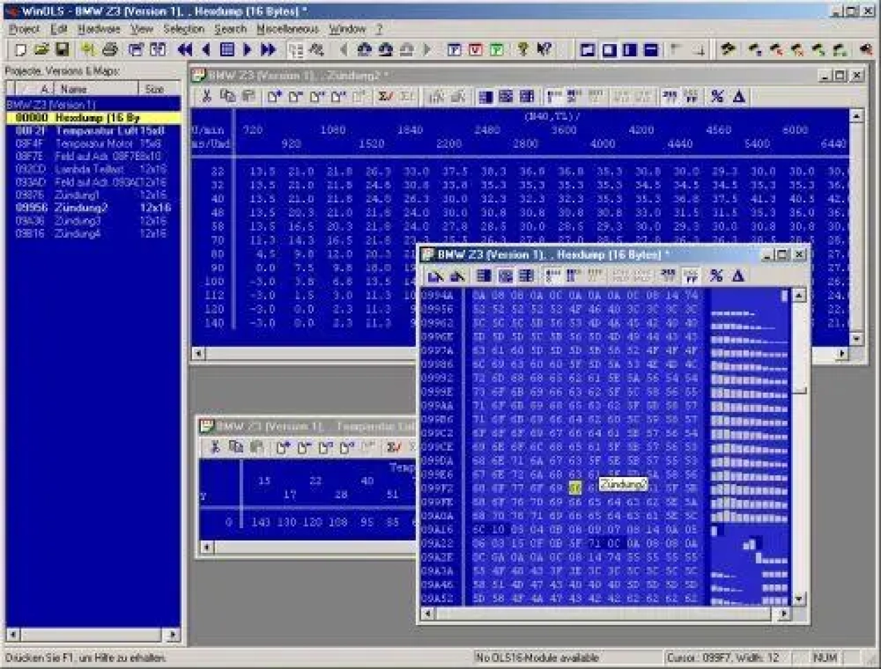 Screenshot #4 - WinOLS 4.7 - редактор прошивок ЭБУ чип тюнинг  (no WM)