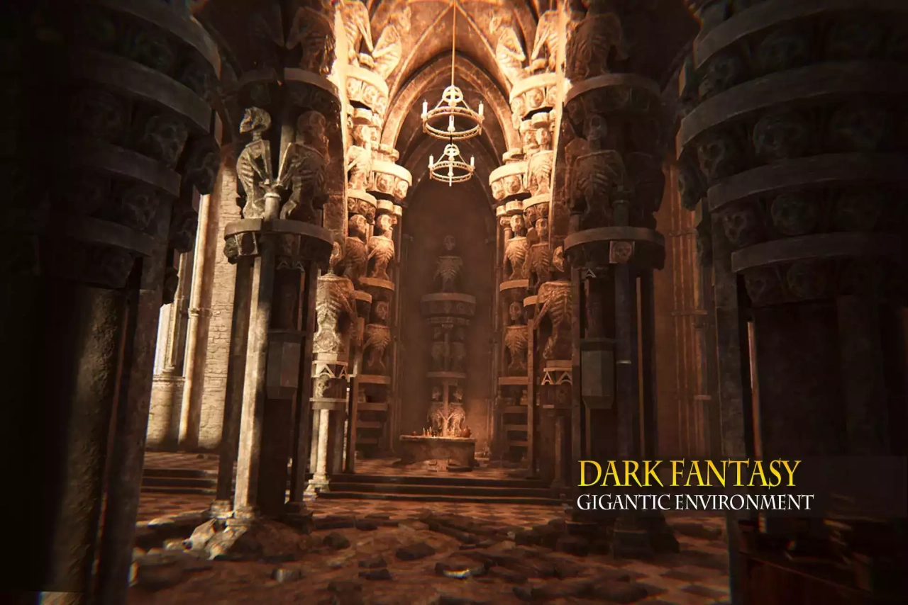 Screenshot #1 - Dark Fantasy Gigantic Environment