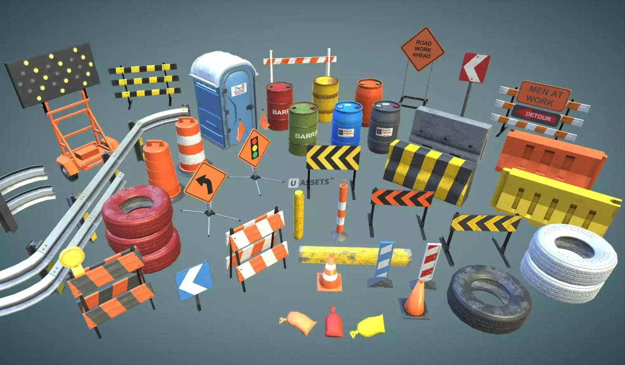 Screenshot #1 - Construction Props Set