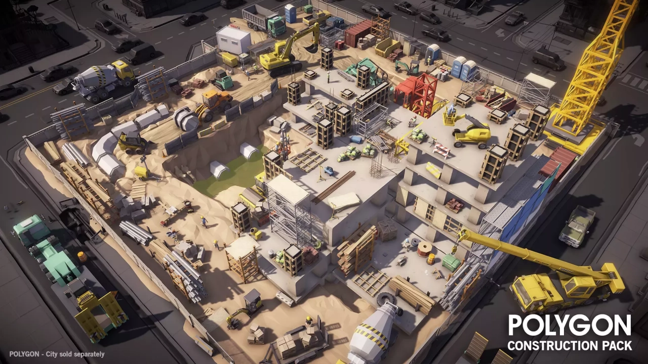 Screenshot #3 - POLYGON Construction - Low Poly 3D Art by Synty