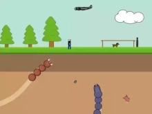 2D Side Scrolling - Giant Monster Worm Survival KIT