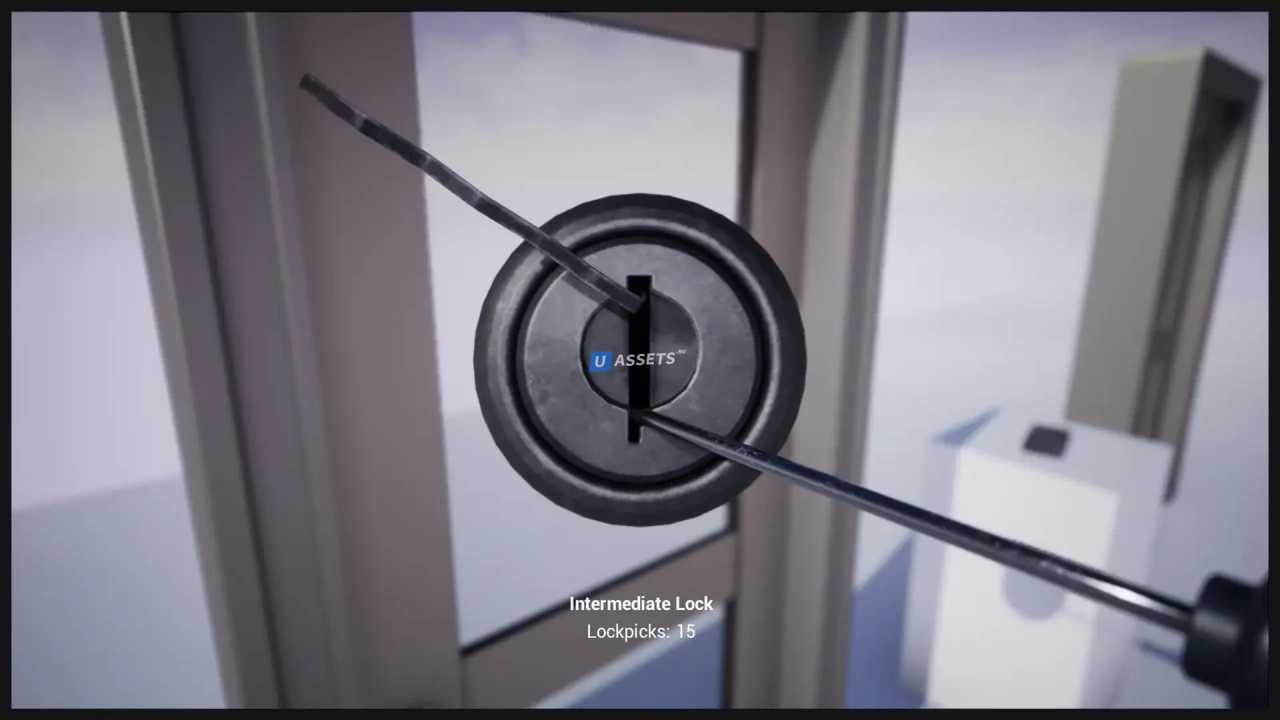 Screenshot #1 - Lockpicking Minigame System