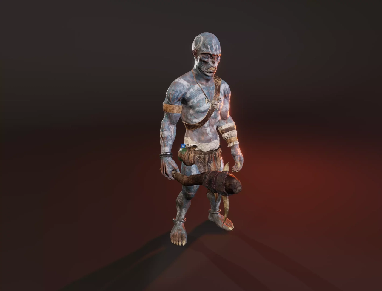 Screenshot #3 - PBR Blue Orc Animated Characters Pack