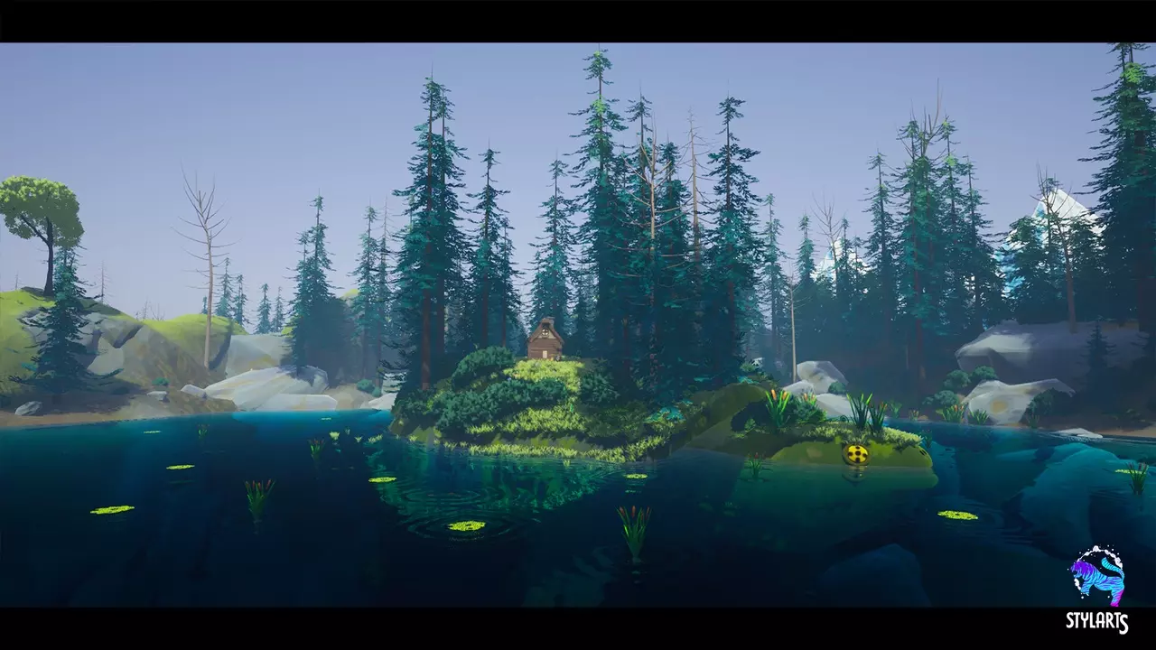 Screenshot #2 - Stylized Forest Environment - UE5 (Stylized , Forest , Environment)