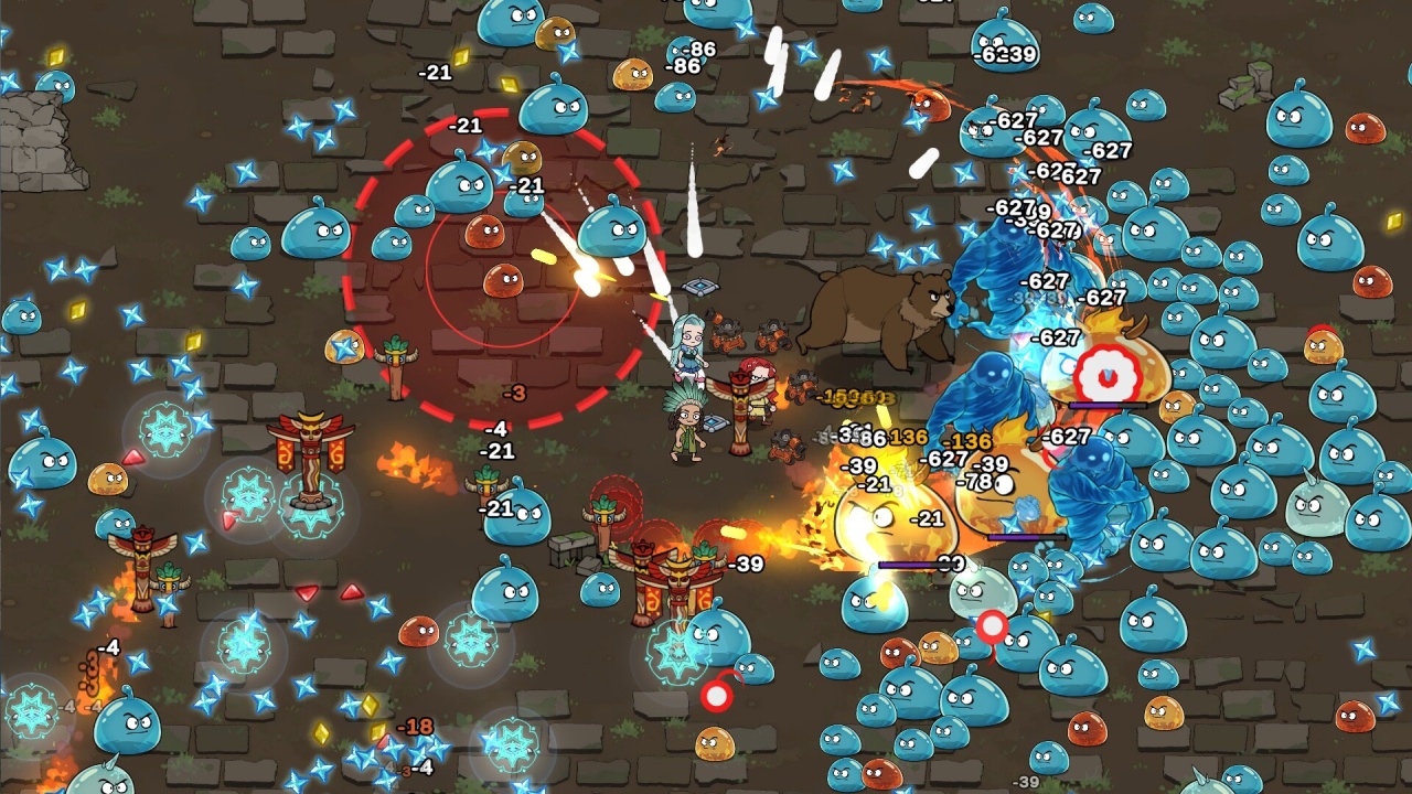 Screenshot #4 - Skewer of Heroes: Bubble Survivors