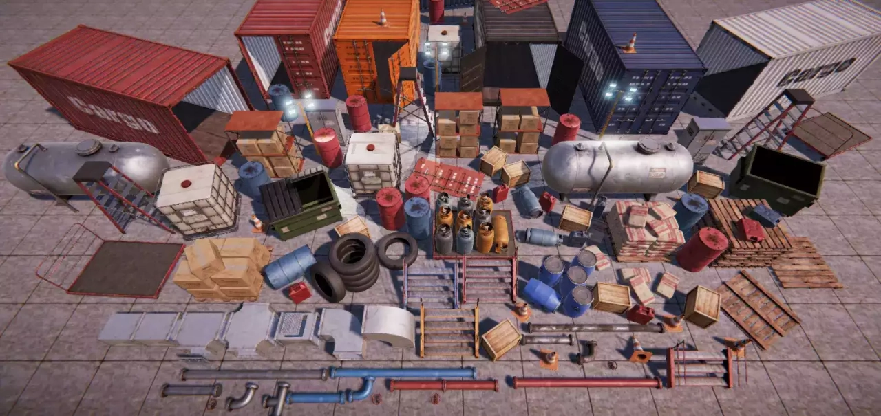 Screenshot #3 - Industrial Props Pack - PBR